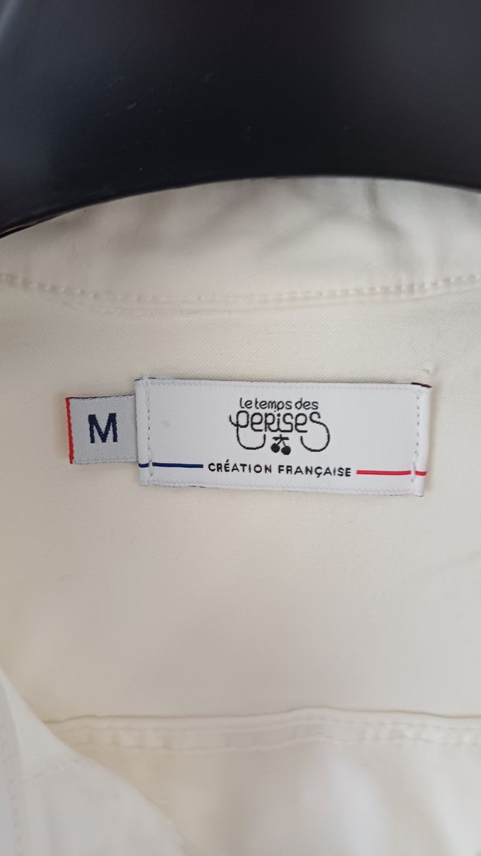 Veste en jeans blanche le  Temps des Cerises - photo numéro 4