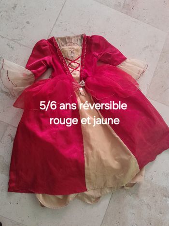 Robe déguisement réversible 5/6a