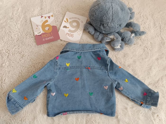 Veste en jean 6 mois - photo numéro 3