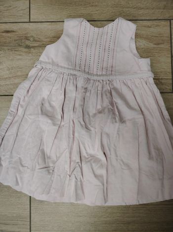 Robe rose clair 12 mois cyrillus