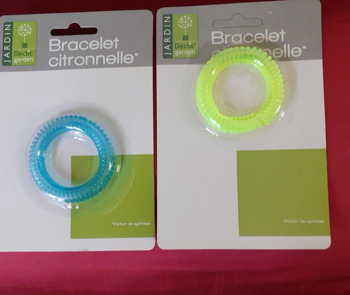 Lot 2 bracelets citronnelle - photo numéro 2