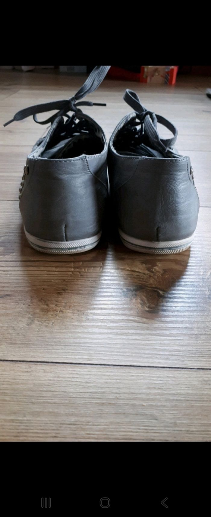 Baskets grises femme/fille - photo numéro 3