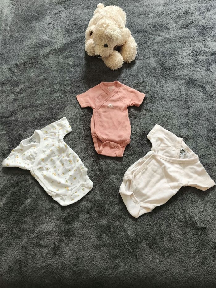 Lot body manche courte