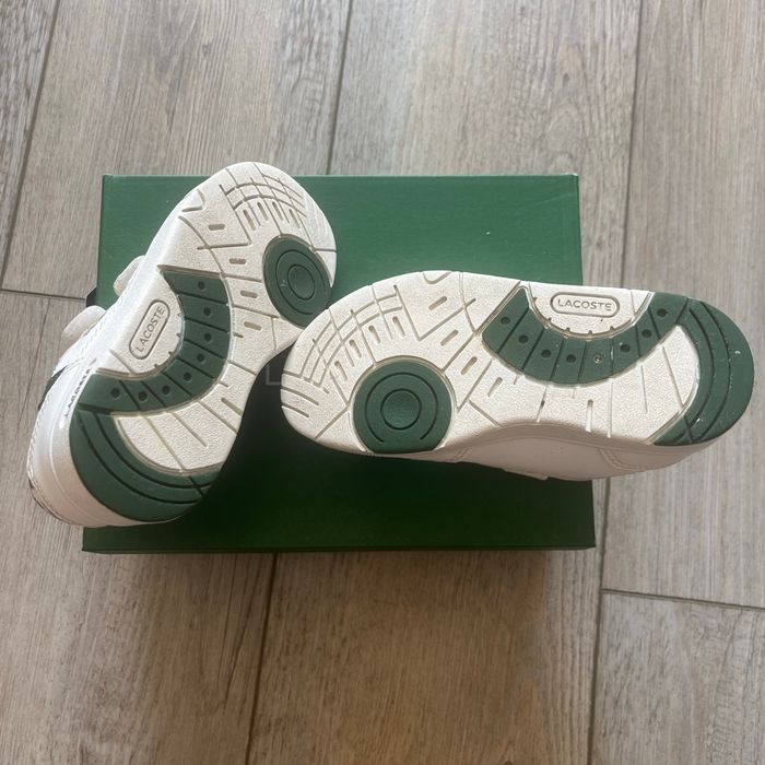 Baskets Lacoste blanc et vert - photo numéro 3