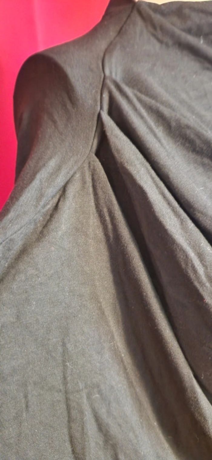 Haut noir  rigolo asymétrique taille XL - photo numéro 2