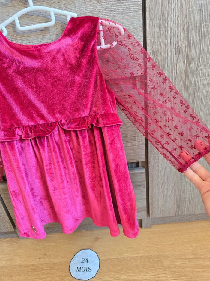 Vêtement Bébé Fille - Robe rouge - Sergent Major- 24 mois 86 cm - photo numéro 3