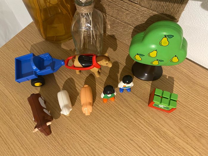 Charette et animaux Playmobil - photo numéro 2