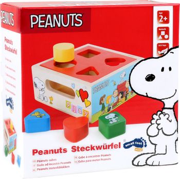 CUBE A ENCASTRER PEANUTS EN BOIS LEGLER N°4336