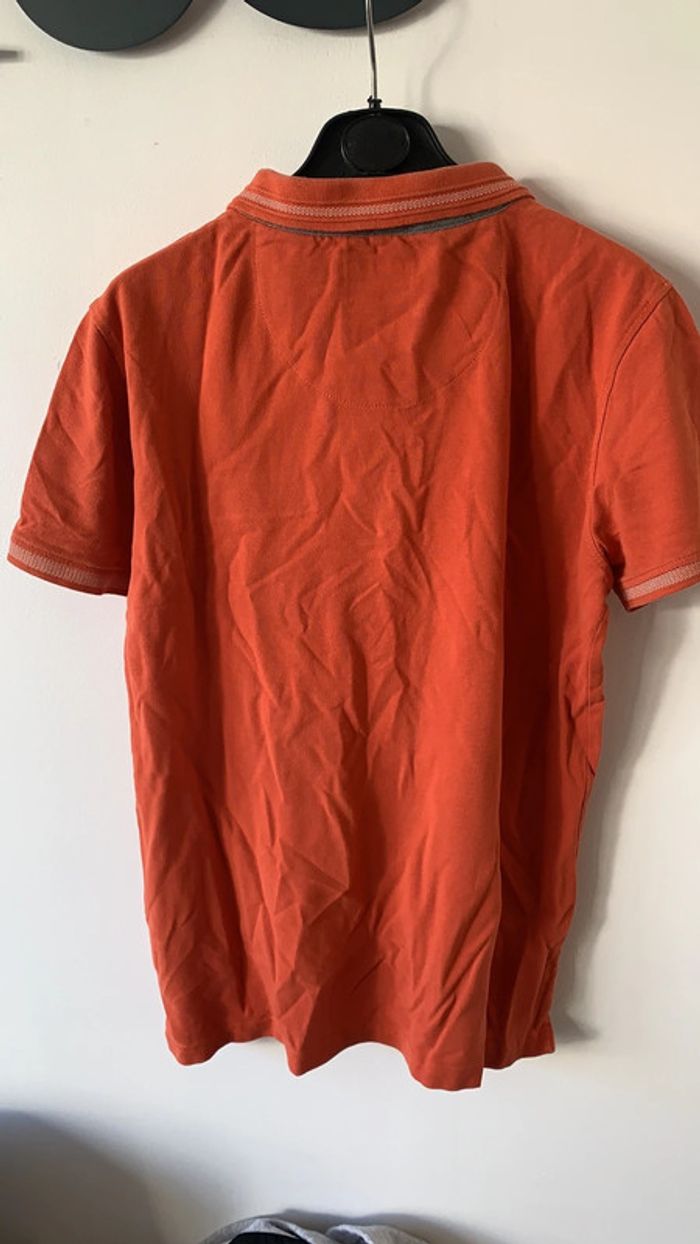 Polo orange corail Devred taille M - photo numéro 5