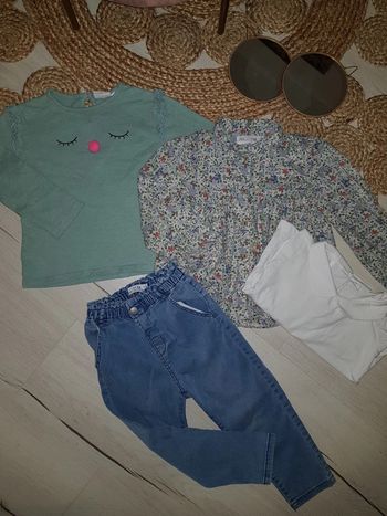 Ensemble Zara 4 pièces fille 2/3ans