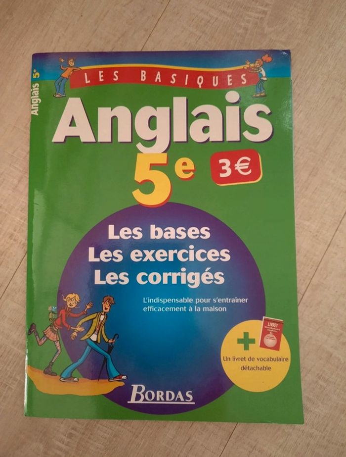 Livre livret d exercices Anglais 5e + livret de vocabulaire