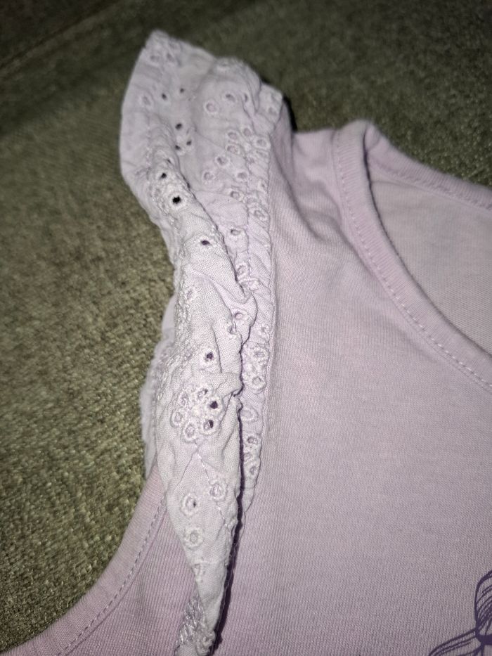 Débardeur La reine des neiges 2 mauve 8 ans - photo numéro 3