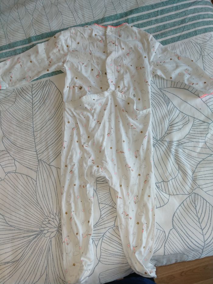 Pyjama coton été fille 18 mois kiabi - photo numéro 2