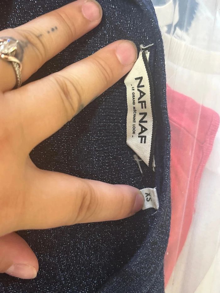 Blouse sans manche taille 34 marque nafnaf - photo numéro 3