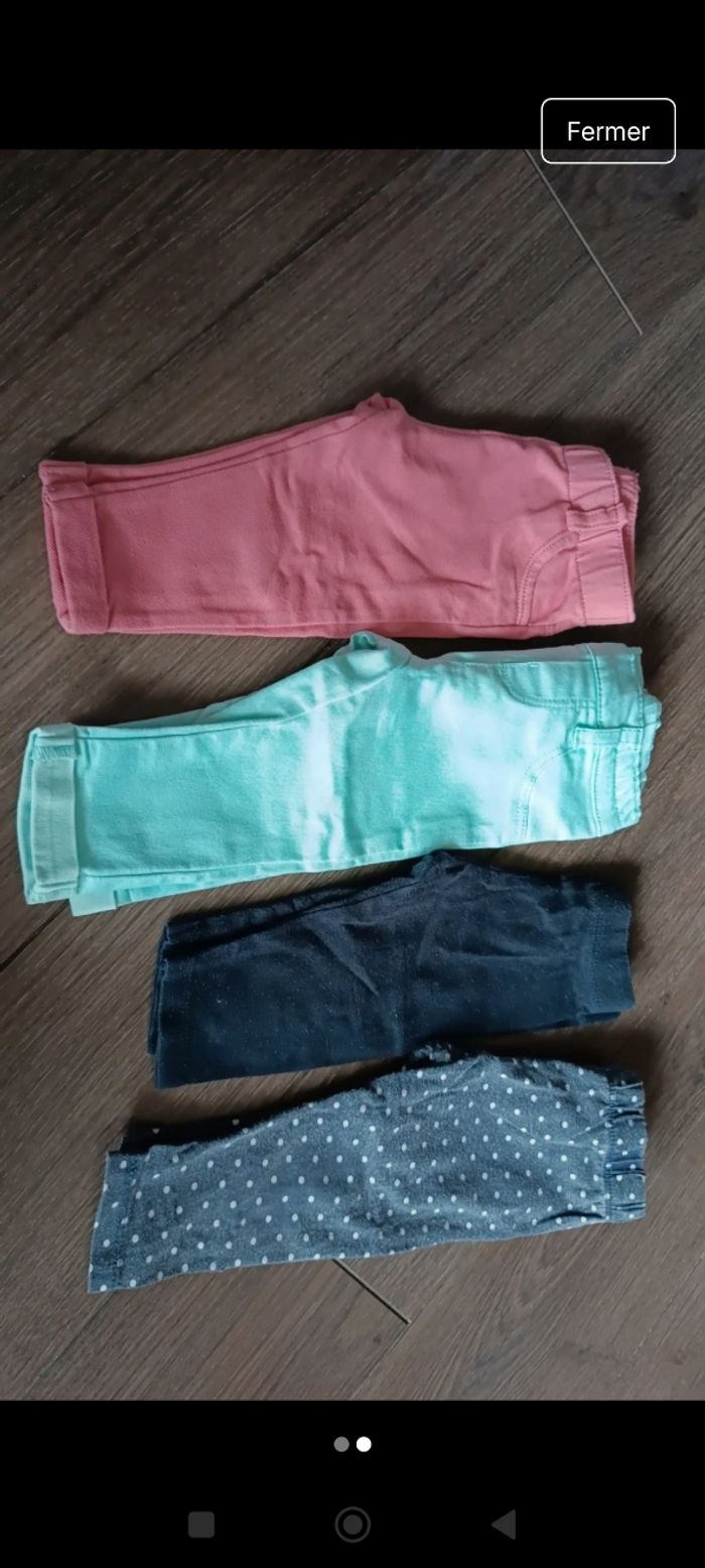 Pantalons lot x4