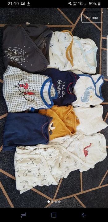 Lot de 13 bodies manches longues 