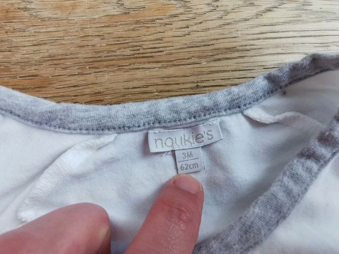 Brassière coton blanc noukie's 3mois - photo numéro 3