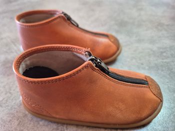 Chaussures cuir marron