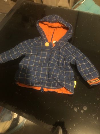 Manteau épais ouverture derrière 18 mois 