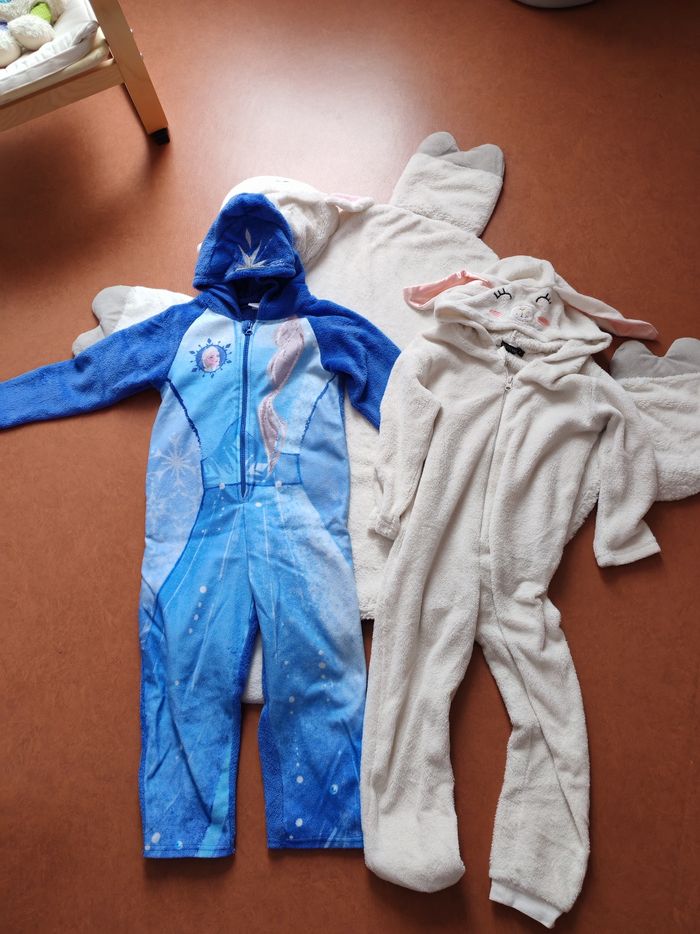 Deux pyjamas polaire fille - photo numéro 2