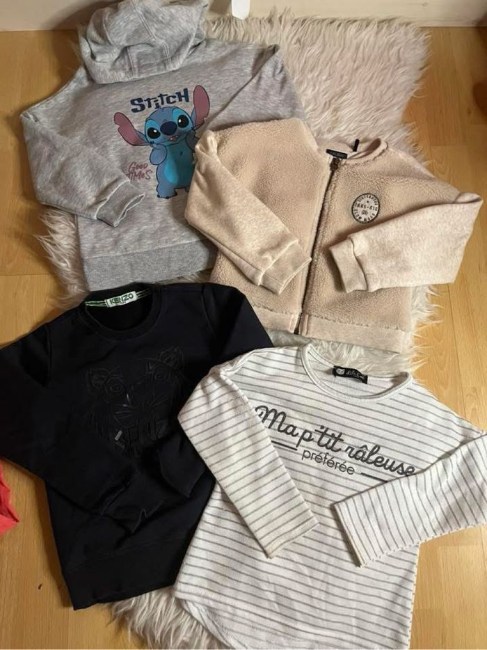 Lot vêtement fille hiver 4/5 ans kenzo ikks primark Levi’s tbe 👧 - photo numéro 7
