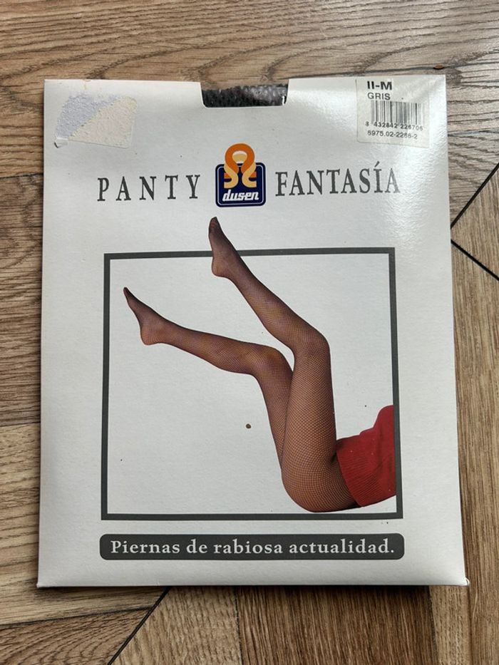 Collants résille gris - photo numéro 6