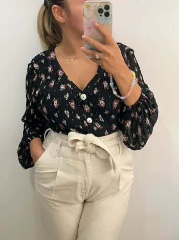 Blouse Fleurie Cortefiel