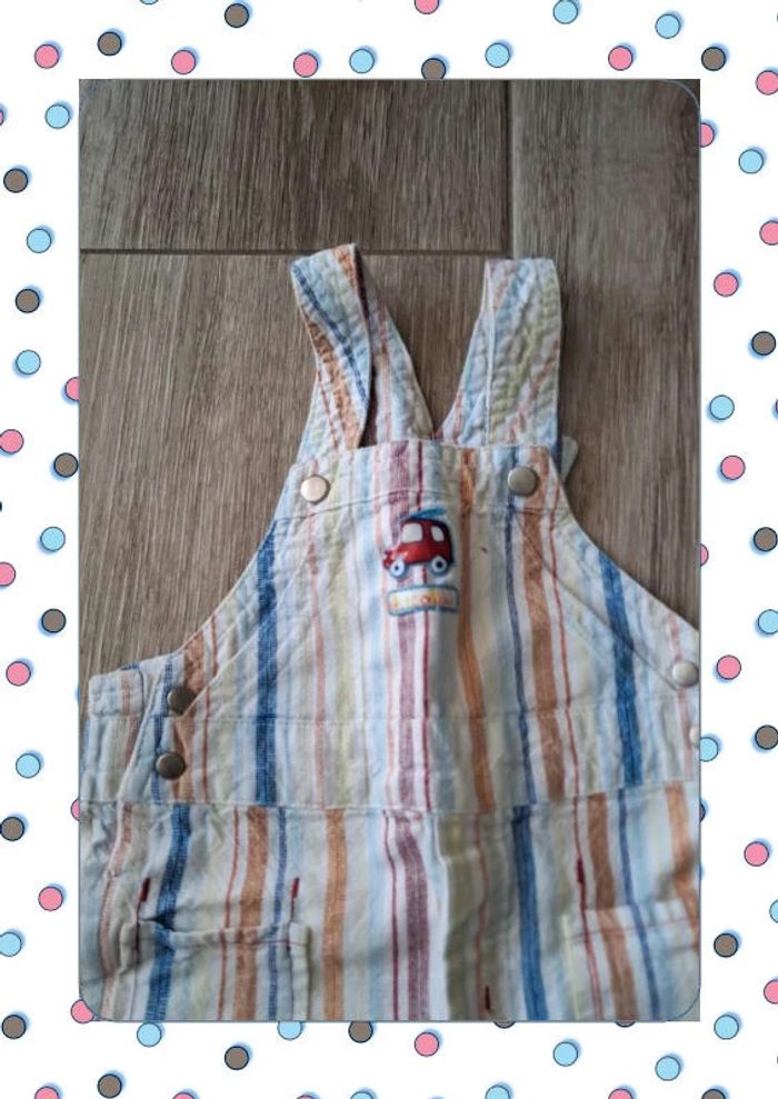 Salopette 12 mois – Boutons-pression à l’entrejambe - photo numéro 2