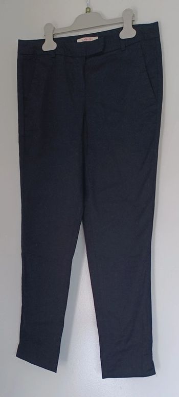 Pantalon noir coton Camaïeu / tailleur