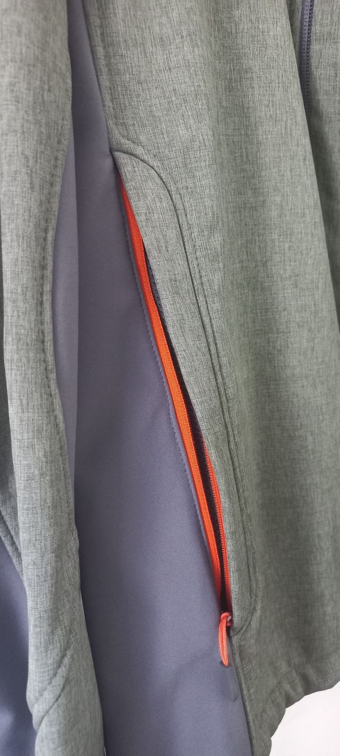 Blouson vert chiné et gris - photo numéro 10