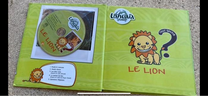 Livre TOut savoir sur le lion  ushuaia - photo numéro 2