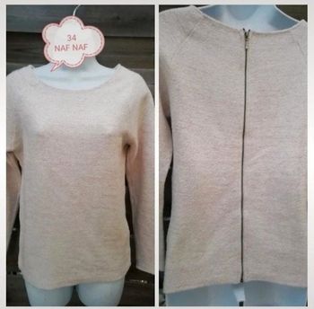 Pull fermeture dos femme 34/XS