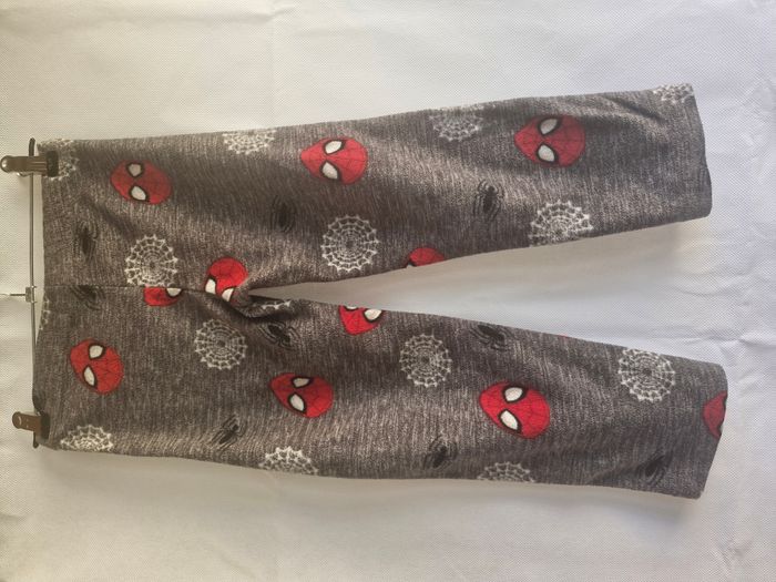 Pyjama 2 pièces 4 ans Marvel SpiderMan Bleu marine gris toiles et araignées - photo numéro 6