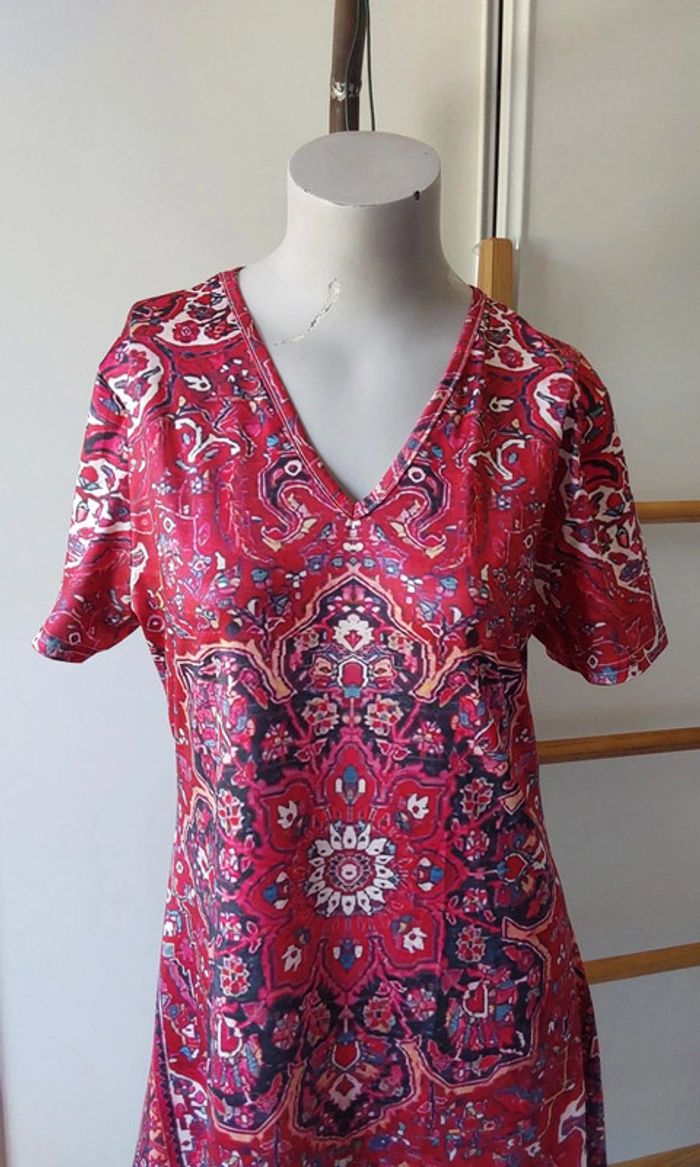 Robe neuve Imprimée rouge bleu blanc T38 - photo numéro 3