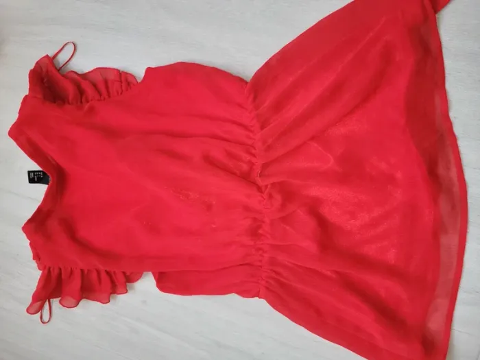 Blouse rouge h&m 34 - photo numéro 5