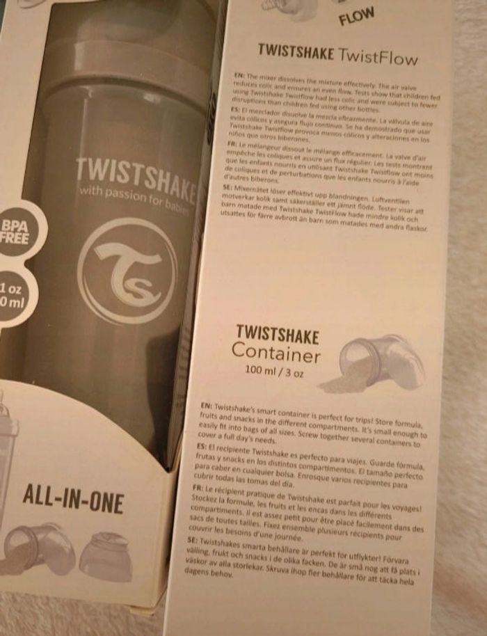 Lot biberons anti colic twistshake 330ml
donne containers - photo numéro 7