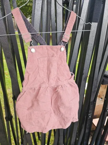 Salopette robe rose 3/4 ans Zara