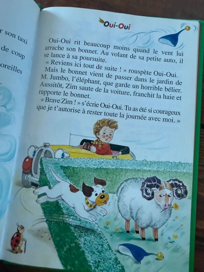 Livre ancien vintage Oui-Oui à la fête Bibliothèque Hachette des petits je lis avec Maman - photo numéro 2