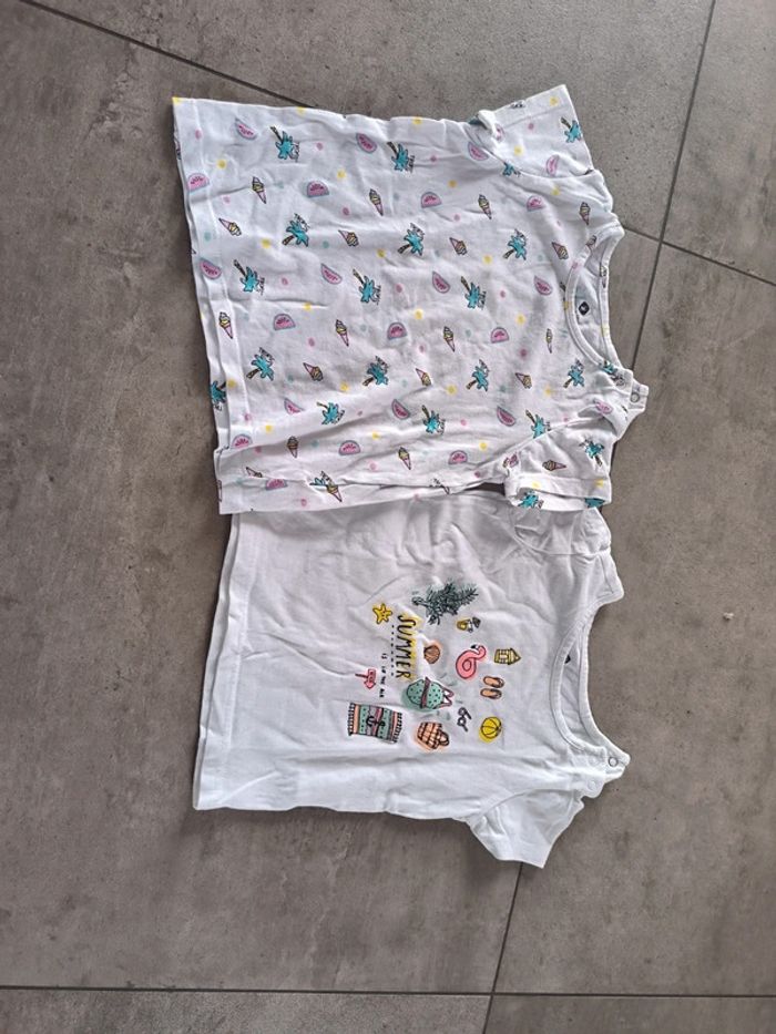 Lot tee shirt fille