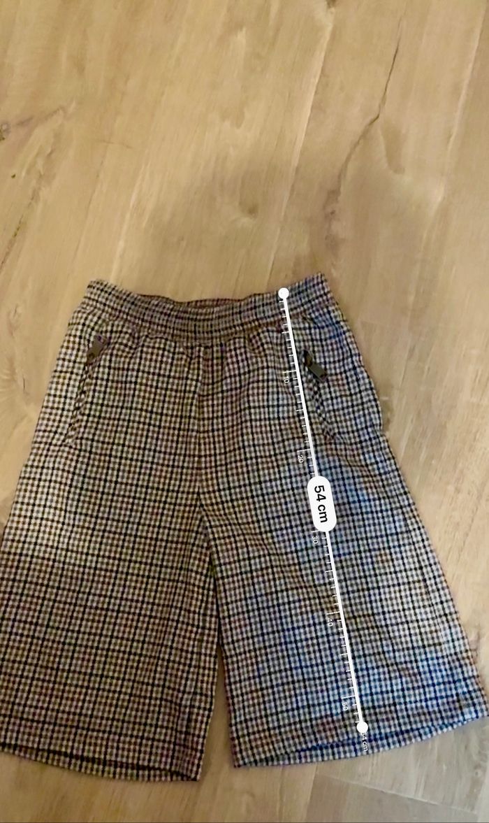 💜 Pantalon court motif écossais Fred & ginger singer taille 10 ans neuf avec étiquette 💜 - photo numéro 8