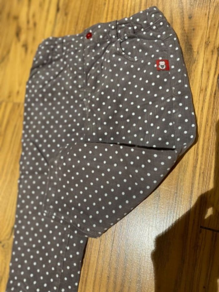 Pantalon à pois