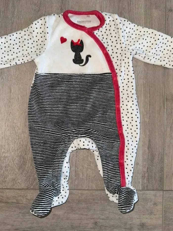 Pyjama velours fille