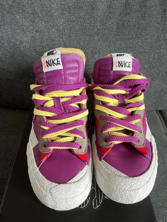 Nike blazer purple sacai / kaws - photo numéro 3