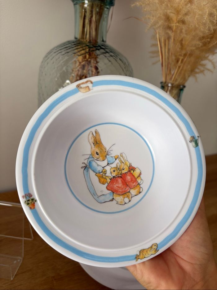 Assiette et bol Peter rabbit en melamine - photo numéro 4