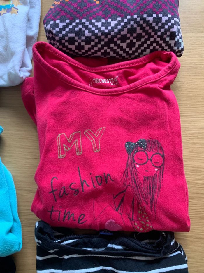 Lot 7 t-shirts sous pulls manches longues - photo numéro 5