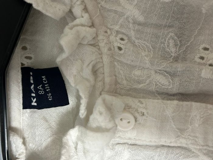 Blouse blanche kiabi 8 ans - photo numéro 4