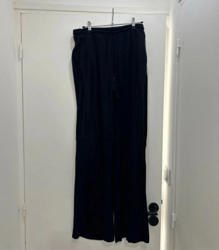 Pantalon jambes larges Noir taille S