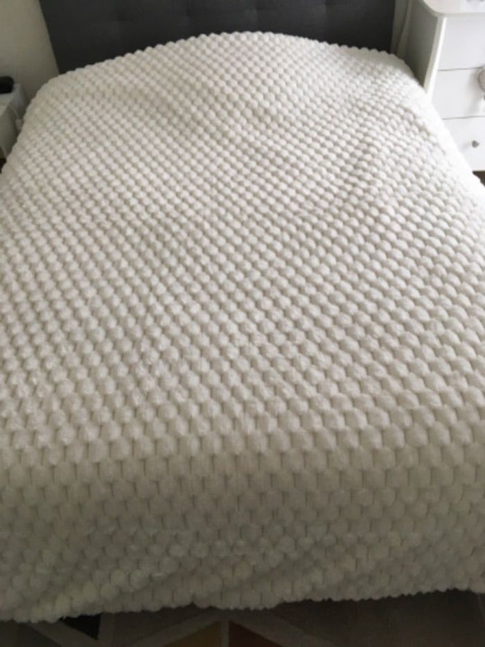 Plaid blanche