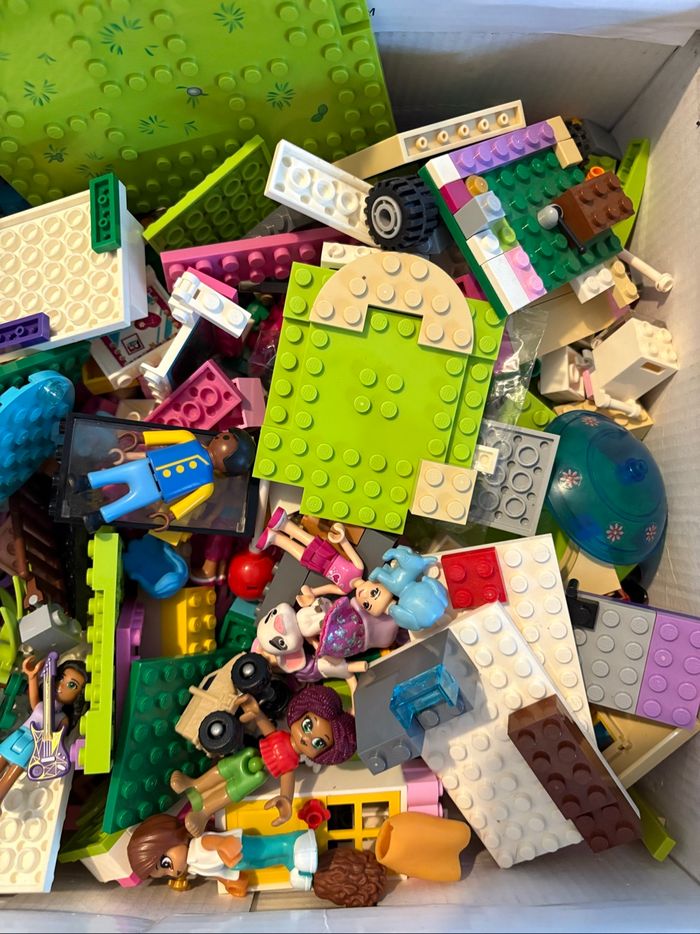 Lot +1kg de LEGO Friends – pièces & personnages – vendu en vrac - photo numéro 6