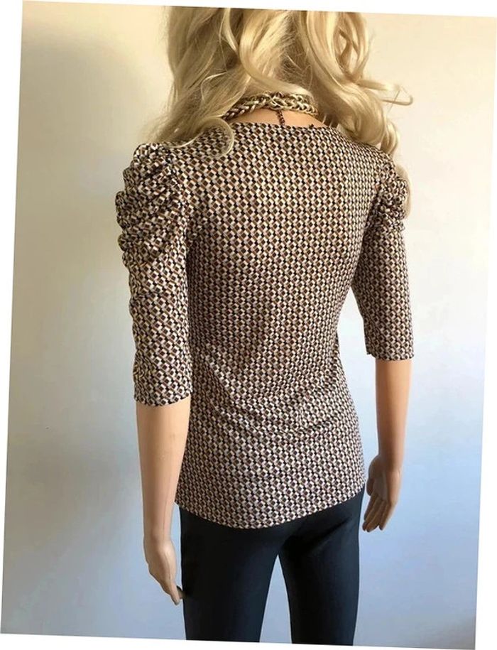 Blouse imprimée neuve à manches courtes Morgan taille S (valeur 35€) - photo numéro 8